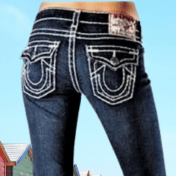 True Religion Super T Bootcut Rope Stitch Style 584T7 NWT SIZE 31 - Picture 2 of 9